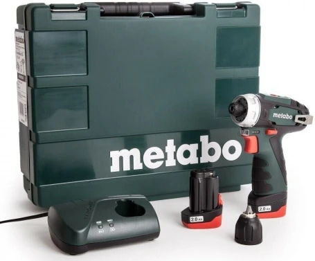 Дрель-шуруповерт Metabo PowerMaxx BS BL аккум. патрон:быстрозажимной (кейс в комплекте) (601721500)