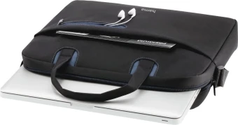 Сумка для ноутбука 15.6" Hama Sydney черный/синий полиэстер (00216519)