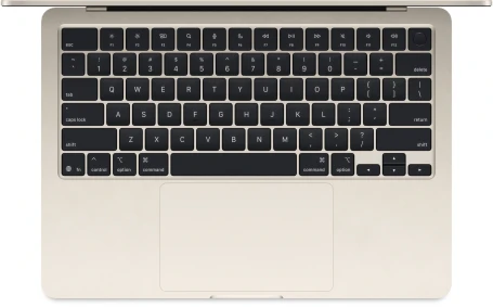 Ноутбук Apple MacBook Air A3240 M4 10 core 16Gb SSD256Gb/8 core GPU 13.6" Liquid Retina (2560x1664) macOS star WiFi BT Cam (MW0Y3LL/A)