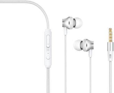 Devia Гарнитура Metal In-Ear серебряный (Серебряный)