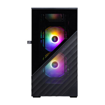 1STPLAYER DK D7, mATX, 3x120mm FRGB, Black, D7-BK-3F1