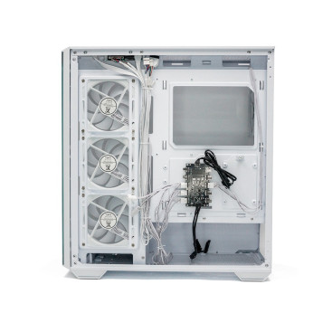 XASTRA Q600 4ARGB-C10-WH, ATX, Aquarium, 3x120mm ARGB, White, Q600-4FM12A-C10-WH
