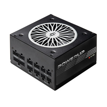 Chieftec CHIEFTRONIC PowerUp GPX-650FC, ATX 2.3, 650W, 80 PLUS Gold, Black, GPX-650FC