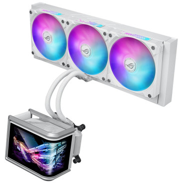 ASUS ROG RYUO IV SLC 360 ARGB WHT, LGA1851/1700/1200/115X/AM5/AM4, 90RC0152-B0EAY0, белый