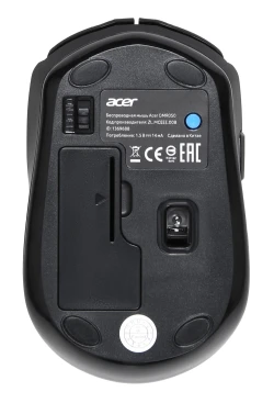 Acer OMR050, беспроводная, 1600dpi, черный