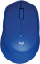 Logitech M331 Silent Plus, беспроводная, 1000dpi, синий