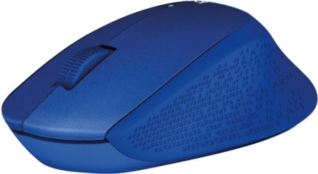 Logitech M331 Silent Plus, беспроводная, 1000dpi, синий