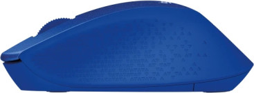 Logitech M331 Silent Plus, беспроводная, 1000dpi, синий