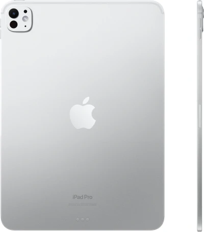 Планшет Apple iPad Pro 2024 A2836 M4 9C RAM8Gb ROM256Gb 11" OLED 2420x1668 iOS серебристый 12Mpix 12Mpix BT WiFi 10hr