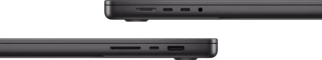 Ноутбук Apple MacBook Pro A3403 M4 Pro 14 core 24Gb SSD512Gb/20 core GPU 16.2" Liquid Retina XDR (3456x2234) macOS black WiFi BT Cam (MX2X3HN/A)
