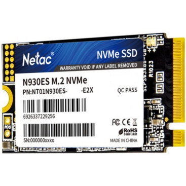 Netac N930ES 512GB M.2 2242 PCIe Gen3x2 1650/1500 NT01N930ES-512G-E2X
