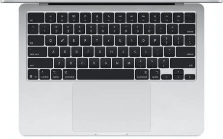 Ноутбук Apple MacBook Air A3240 M4 10 core 16Gb SSD256Gb/8 core GPU 13.6" Liquid Retina (2560x1664) macOS silver WiFi BT Cam (MW0W3LL/A)