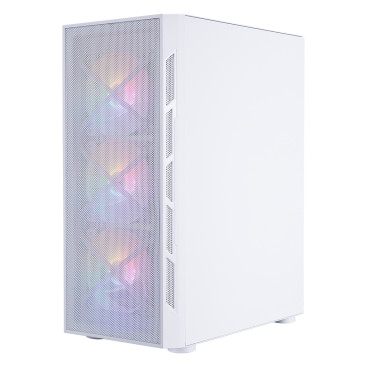 1STPLAYER FIREBASE XP, ATX, 4x120mm FRGB, White, XP-WH-4F1-W