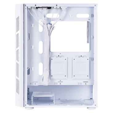 1STPLAYER FIREBASE XP, ATX, 4x120mm FRGB, White, XP-WH-4F1-W