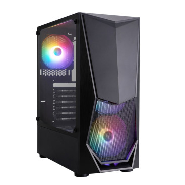 1STPLAYER DK DK-3, ATX, 4x120mm FRGB, Black, DK-3-BK-4F1