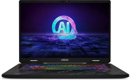 Ноутбук MSI Pulse 17 AI C1VEKG-088XRU Core Ultra 5 135H 16Gb SSD1Tb NVIDIA GeForce RTX4050 6Gb 17" IPS QHD+ (2560x1600) FreeDOS black WiFi BT Cam (9S7-17T311-088)