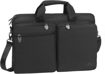 Сумка для ноутбука 16" Riva 8530 черный полиэстер (8530 BLACK)