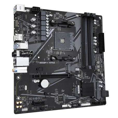 Gigabyte B550M K WIFI6E socket AM4