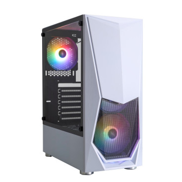 1STPLAYER DK DK-3, ATX, 4x120mm FRGB, White, DK-3-WH-4F1