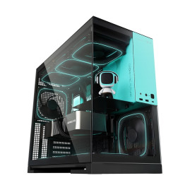 Geometric Future Model 5 Black Blue with fans, E-ATX, 5x140mm ARGB, Black Blue, 1AM5WKBB00110