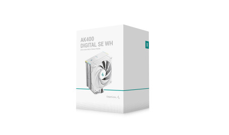 DEEPCOOL AK400 DIGITAL SE WH LGA1851/1700/1200/115X/AM5/AM4 TDP 220W FAN 120mm
