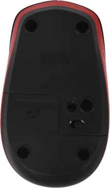 Logitech M190, беспроводная, 1000dpi, черный/красный
