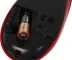 Logitech M190, беспроводная, 1000dpi, черный/красный