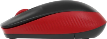 Logitech M190, беспроводная, 1000dpi, черный/красный