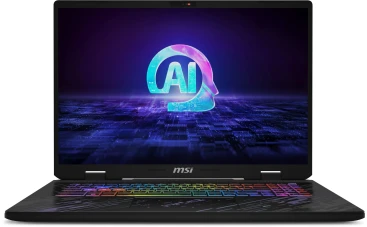 Ноутбук MSI Pulse 17 AI C1VEKG-089XRU Core Ultra 7 155H 32Gb SSD1Tb NVIDIA GeForce RTX4050 6Gb 17" IPS QHD+ (2560x1600) FreeDOS black WiFi BT Cam (9S7-17T311-089)
