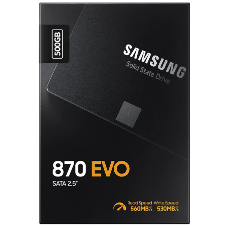 Samsung 870 EVO 500GB 2.5" SATA 6Gb/s 560/530 MZ-77E500B/EU