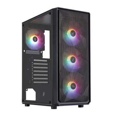 1STPLAYER FD3, ATX, 4x120mm FRGB, Black, FD3-BK-4F1