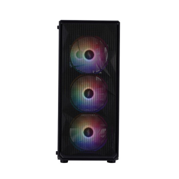 1STPLAYER FD3, ATX, 4x120mm FRGB, Black, FD3-BK-4F1