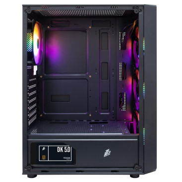 1STPLAYER FD3, ATX, 4x120mm FRGB, Black, FD3-BK-4F1