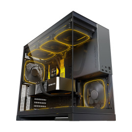 Geometric Future Model 5 Black Gray, E-ATX, Black Gray, 1AM5WKBK00100