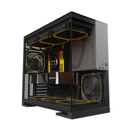 Geometric Future Model 5 Black Gray, E-ATX, Black Gray, 1AM5WKBK00100
