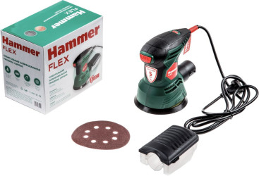 Эксцентриковая шлифмашина Hammer OSM260 260Вт D125мм (576781)