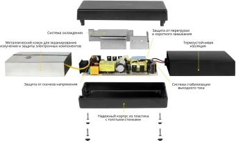 Блок питания TopON 64093 90W 20V-20V 4.5A от бытовой электросети