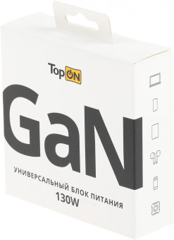 Блок питания TopON TOP-GaN-130W автоматический 130W 5V-20V 5A от бытовой электросети LED индикатор