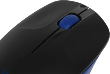 Logitech M190, беспроводная, 1000dpi, черный/синий