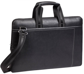 Сумка для ноутбука 15.6" Riva 8930 черный искус.кожа (8930 BLACK)