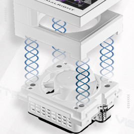 Thermalright Stream Vision 360, LGA1700/1200/115X/AM5/AM4, White