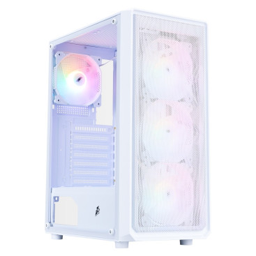 1STPLAYER FD3, ATX, 4x120mm FRGB, White, FD3-WH-4F1-W