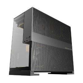 Geometric Future Model 5 Black Gray with fans, E-ATX, 5x140mm ARGB, Black Gray, 1AM5WKBK02100