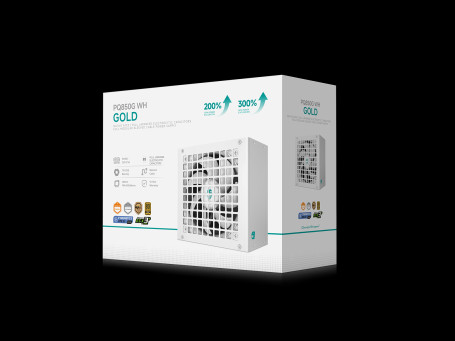 Deepcool GAMERSTORM PQ850G WH, ATX 3.1, 850W, 80 PLUS Gold, PCIe 5.1