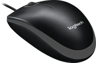 Мышь Logitech B100 for business проводная (1000dpi) (Черный)