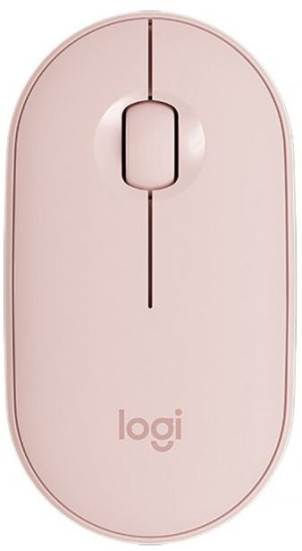 Logitech Pebble M350, беспроводная, 1000dpi, розовый
