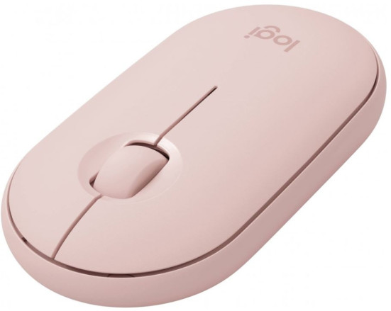 Logitech Pebble M350, беспроводная, 1000dpi, розовый