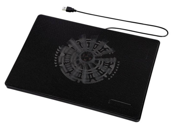 Подставка для ноутбука Hama Slim (00053067) 15.6"335x236x30мм 33дБ 1x 160ммFAN 518г пластик черный