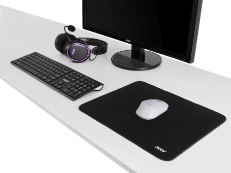 Acer OMR310, беспроводная, 1600dpi, светло-серый