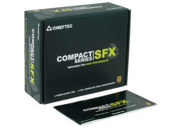 Chieftec Compact CSN-450C, ATX 2.3, 450W, SFX, 80 PLUS Gold, Black, CSN-450C